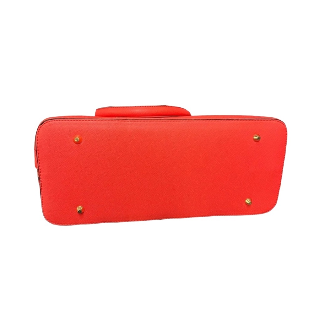 JUST FAB IAN SATCHEL - CORAL (NEW WITH TAGS) - Picture 4 of 5